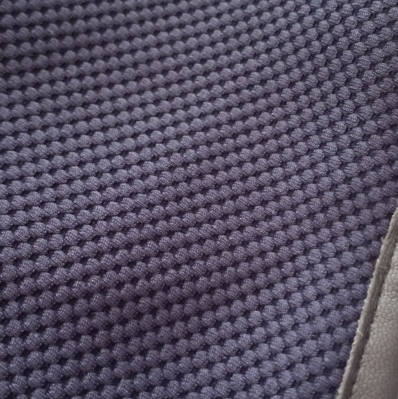 Calvin Klein Blue Open Front Basket Weave Moto Jacket - Picture 2 of 8